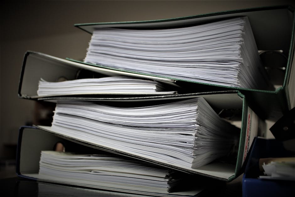 Image of a folder containing homeowners association policies and documents.