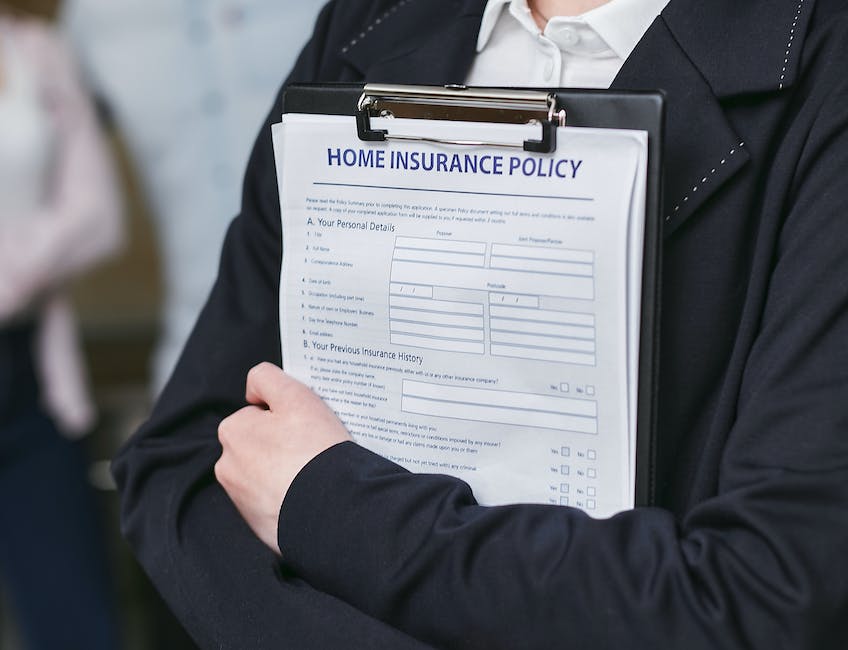Image depicting a person holding an insurance policy, symbolizing the concept of tenant insurance